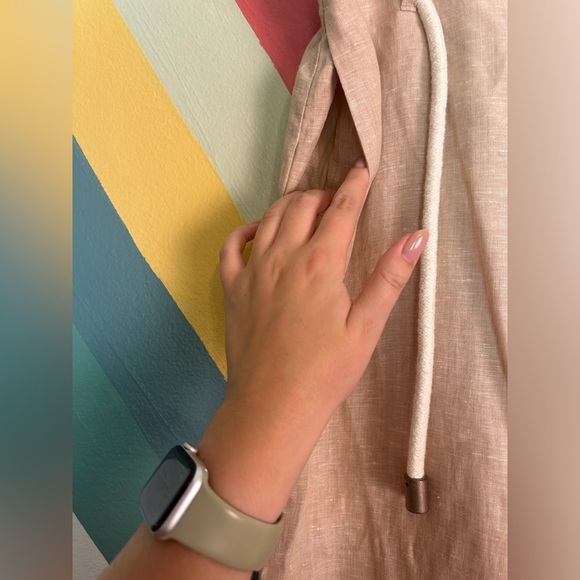 Anthropologie Elevenses High Waist Wide Split Leg
Linen Pants NWT Size 0 - Picture 6 of 13